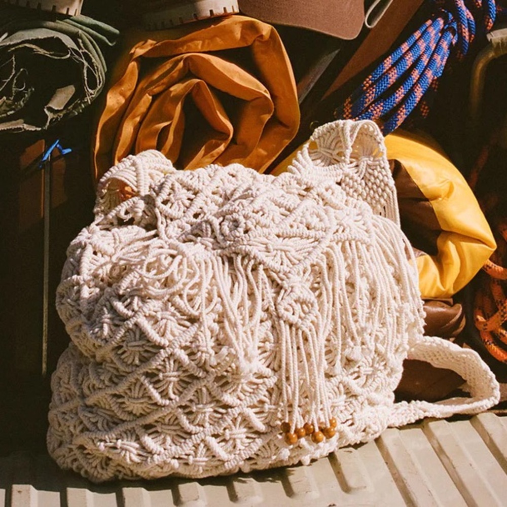 SPELL SEASIDE MACRAME BACKPACK - Picture 3 of 10